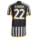 Günstige Fußballtrikots Juventus 2023-24 DI Maria 22 Heimtrikot Kurzarm